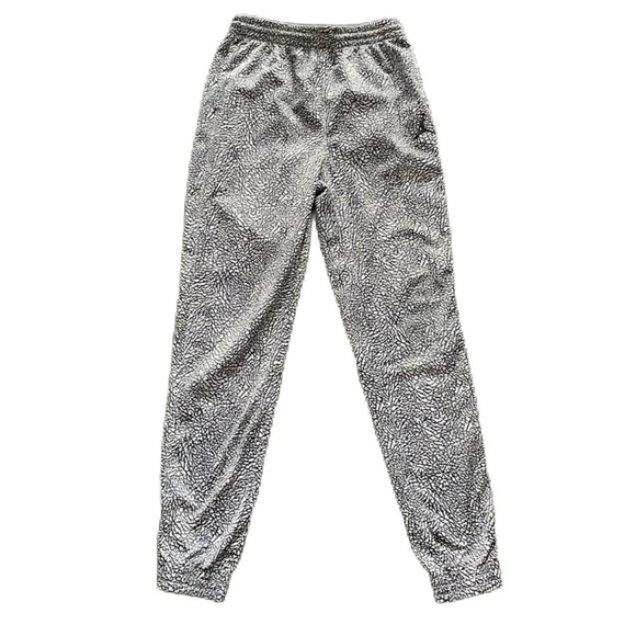 ⭐️HP⭐️ SzXL Youth Jordan Light Weight Black/Grey Patterned Joggers VGUC - Picture 1 of 6